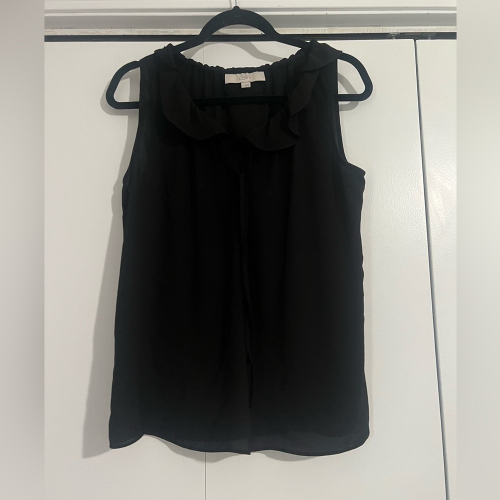 Black tank top - LOFT - S
